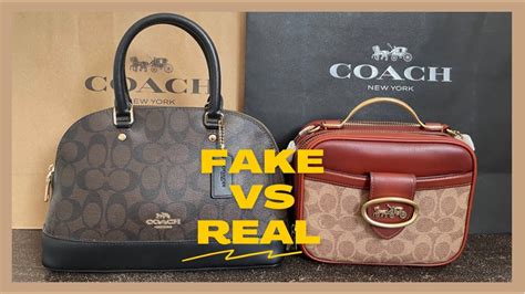 how to tell if coach bag is real or fake|authentic coach tote bag.